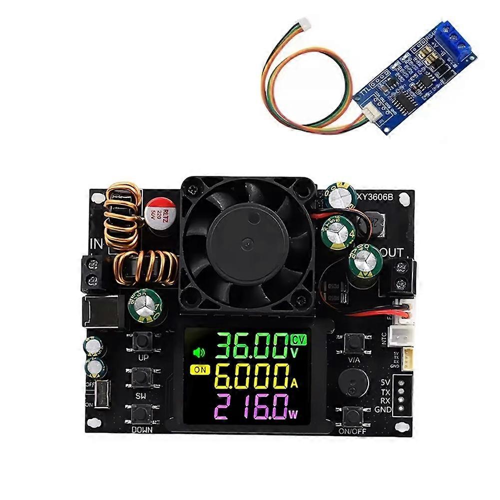 XY3606B 216W Adjustable Voltage Regulator Power Supply+K485X DC Buck Boost Converter Voltage/Current Step-Down Module