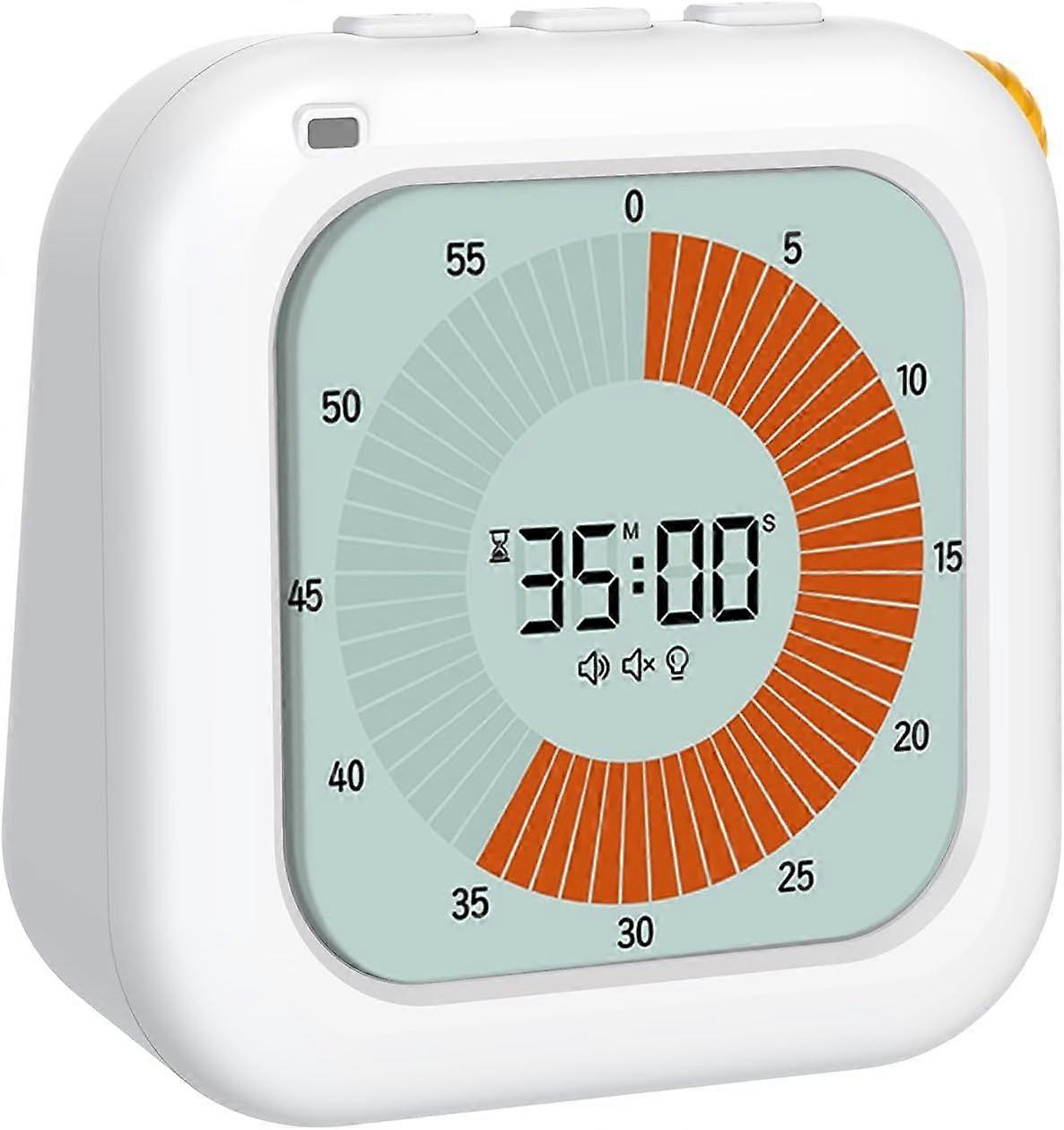 Digital Visual Timer 60-Minute Countdown for Kids & Adults, Handy Time Management Tool, Classroom