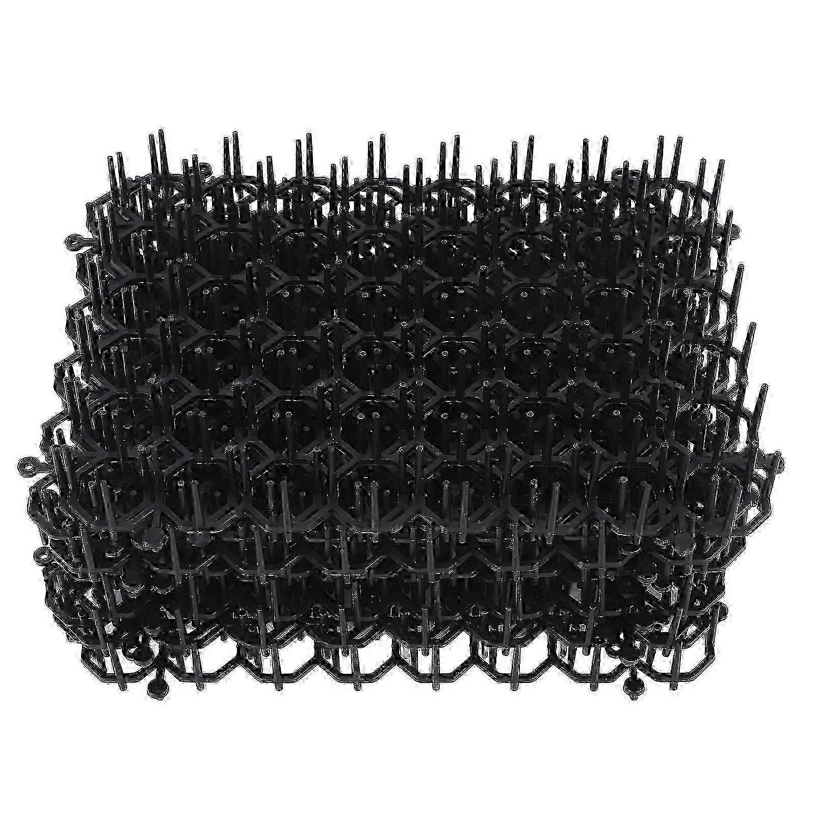 12 قطعة حصيرة ردع القط مكافحة القطط شبكة داخلي في الهواء الطلق طارد التدريب البلاستيك سبايك حصيرة لإبعاد القطط حماية النباتات جيدة