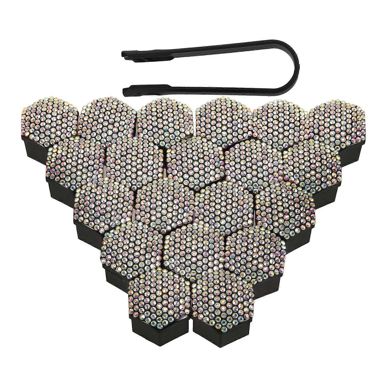 Car Wheel Nut Caps ABS Material Lug Nut Protection for Vehicle 20Pcs