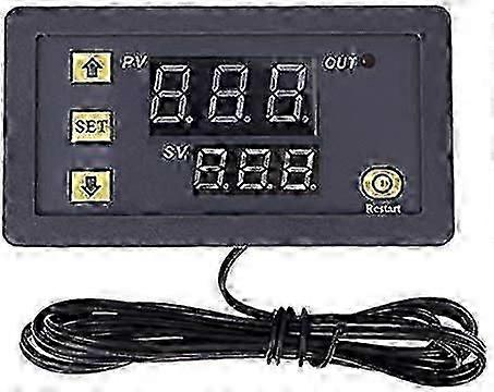 24V 20A W3230 LCD Digital Thermostat Controller Regulator High Temperature Alarm