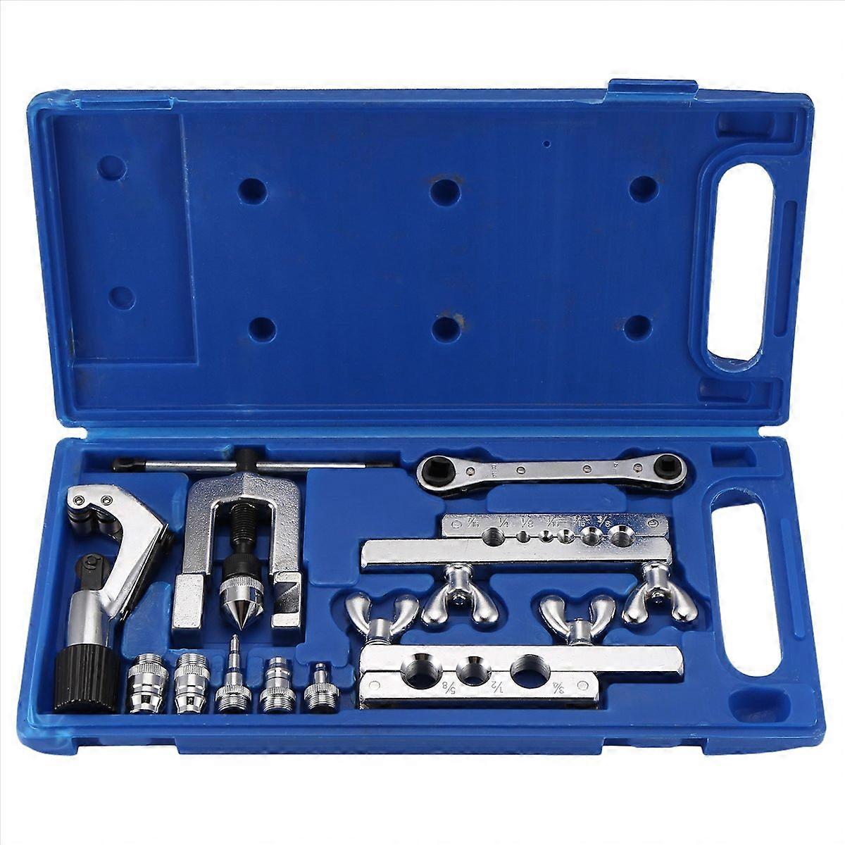 Single Flaring Tool & Swaging Tool Kit for HVAC, Tubing,