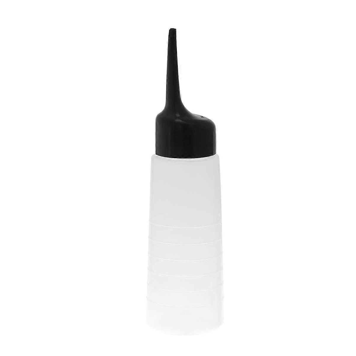 Hair Dye Applicator Bottle with Slant Tip and Measuring Scale for Precise Hair Color and Treatment