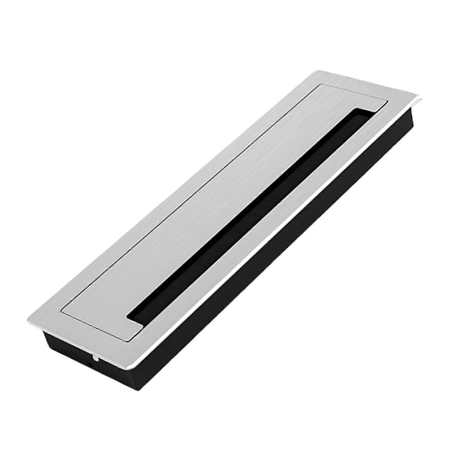 Aggiorna Cavi metallici rettangolari Fori coperchi Passacavi in alluminio Passacavi Adatto per scrivanie Uso domestico e ufficio Multicolore