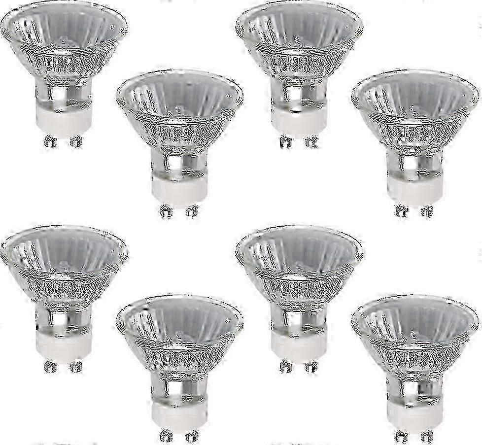 8 Pack GU10 Halogen Spotlight Bulbs 50W Dimmable Edition 1205