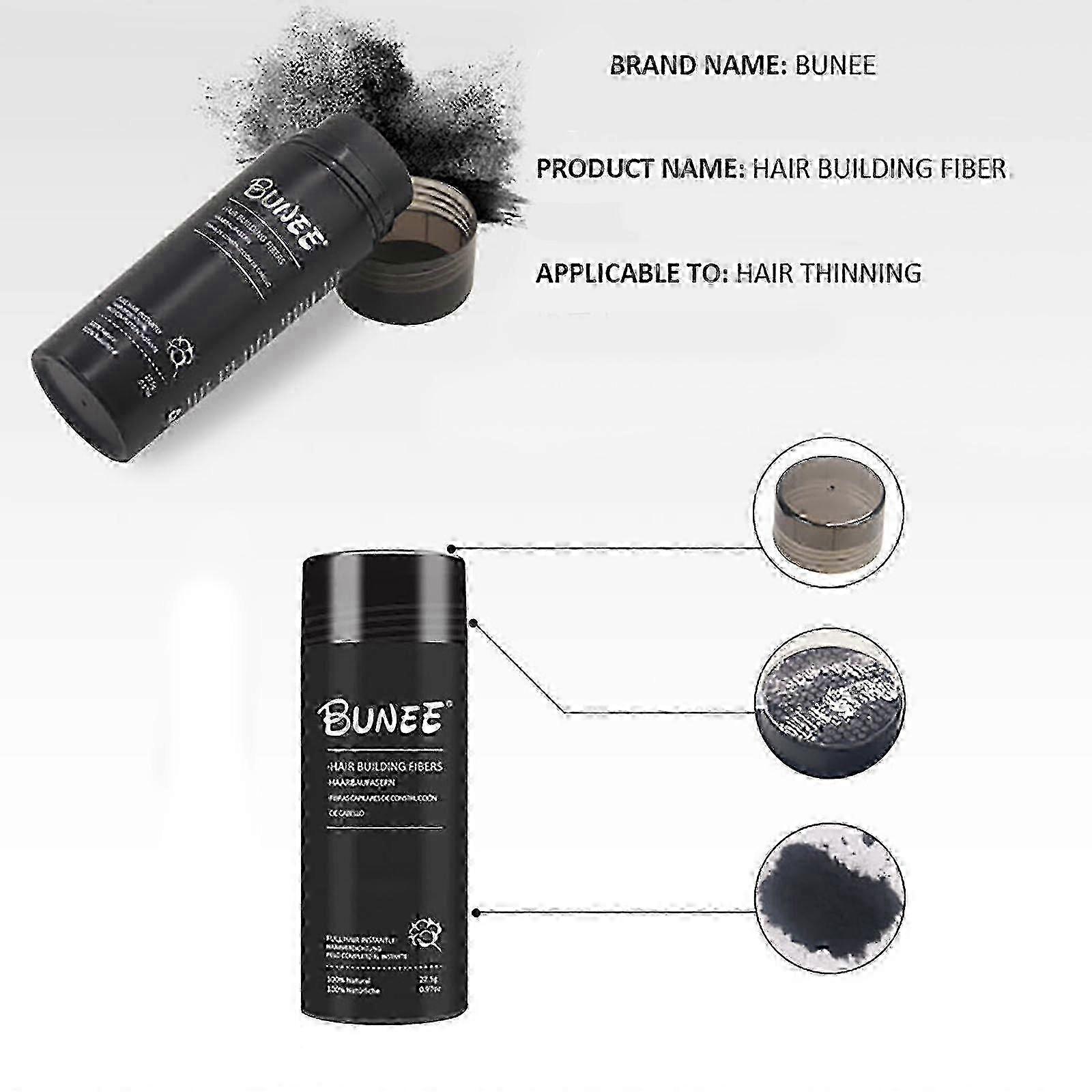 Bunee Hårfiberpulver Sort-sort 2025