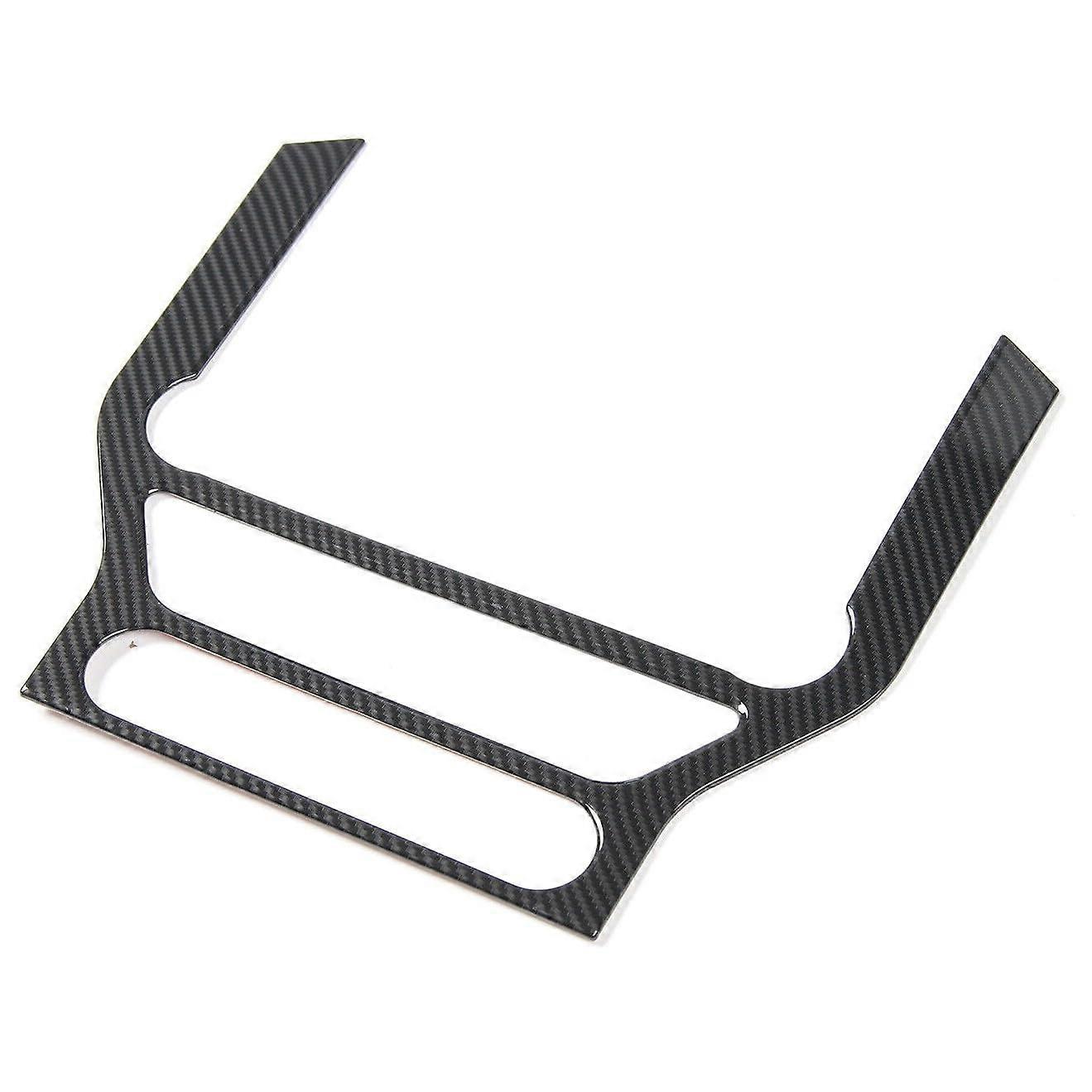 Car Interior Trim Carbon Fiber Dashboard Cover for Central Control Panel Precise Fit 1pc