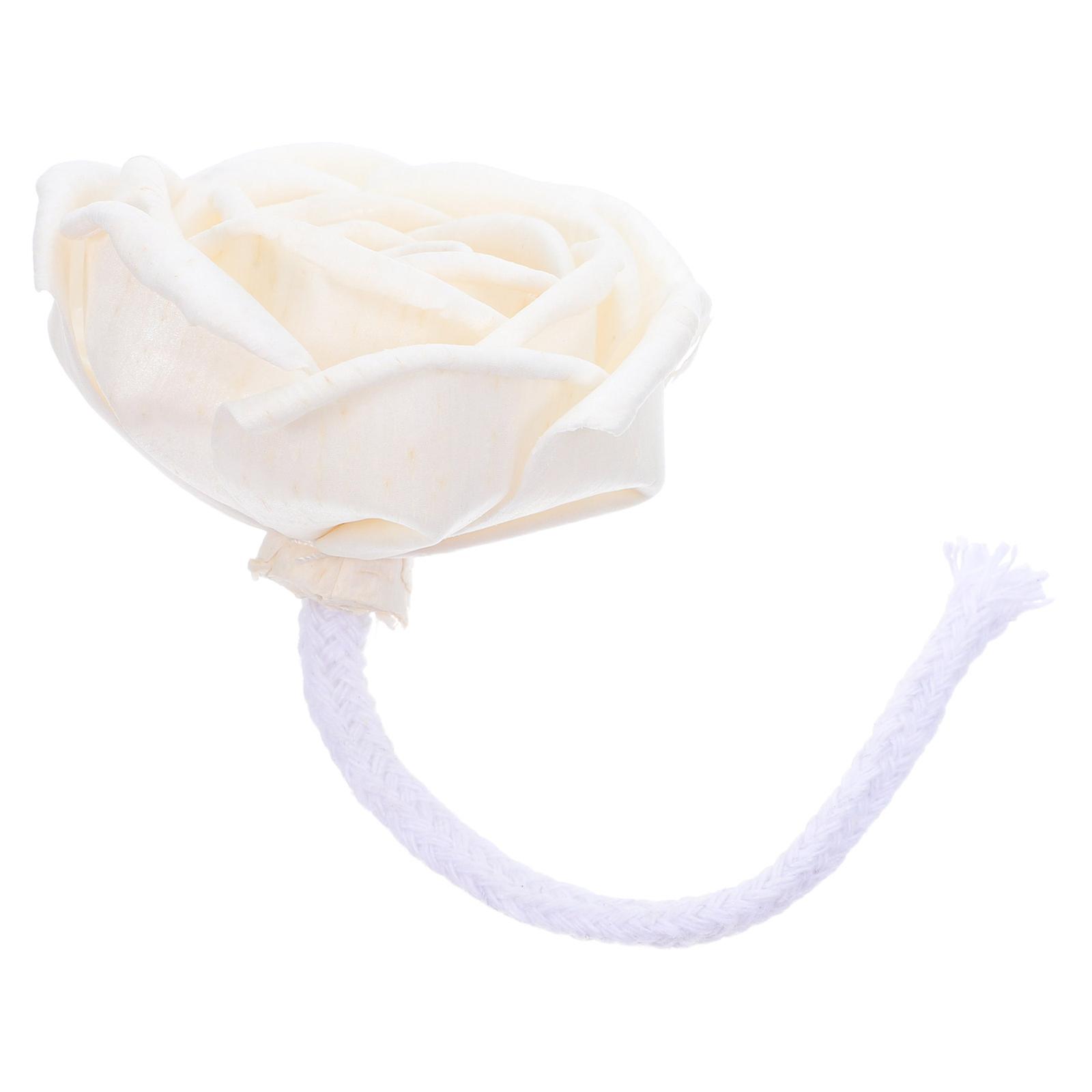 Replacement Flower Head for Fragrance Diffuser with Bendable Cotton Rope Small Oil Diffuser for Home