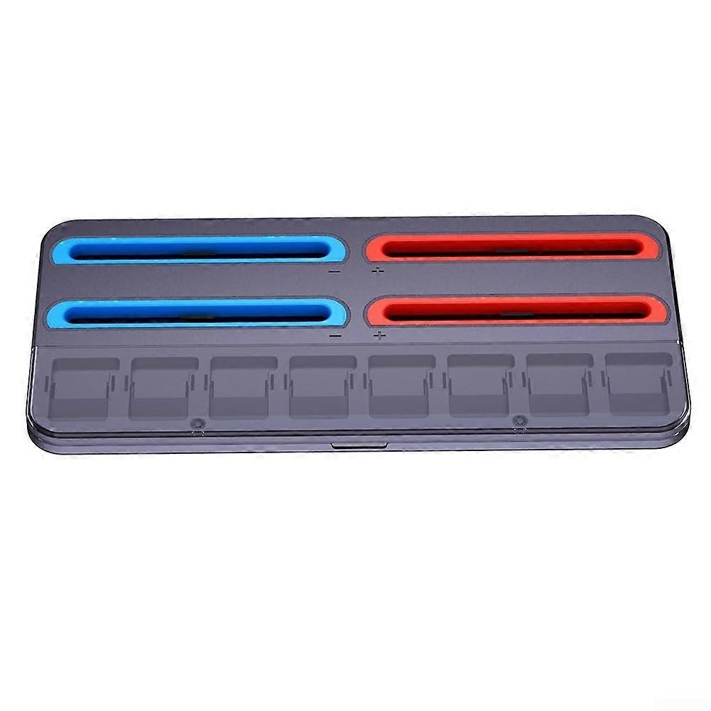 4 Port Charging Dock for Switch 2 With Game Card Storage and LED Indicators