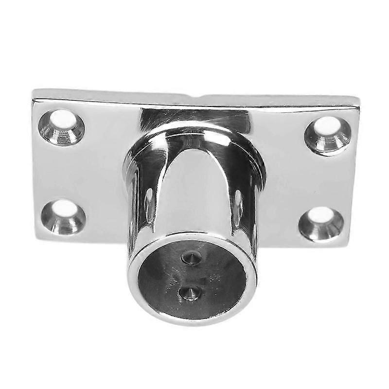 Boat tube hand rail rectangular base stainless steel 1in fitting