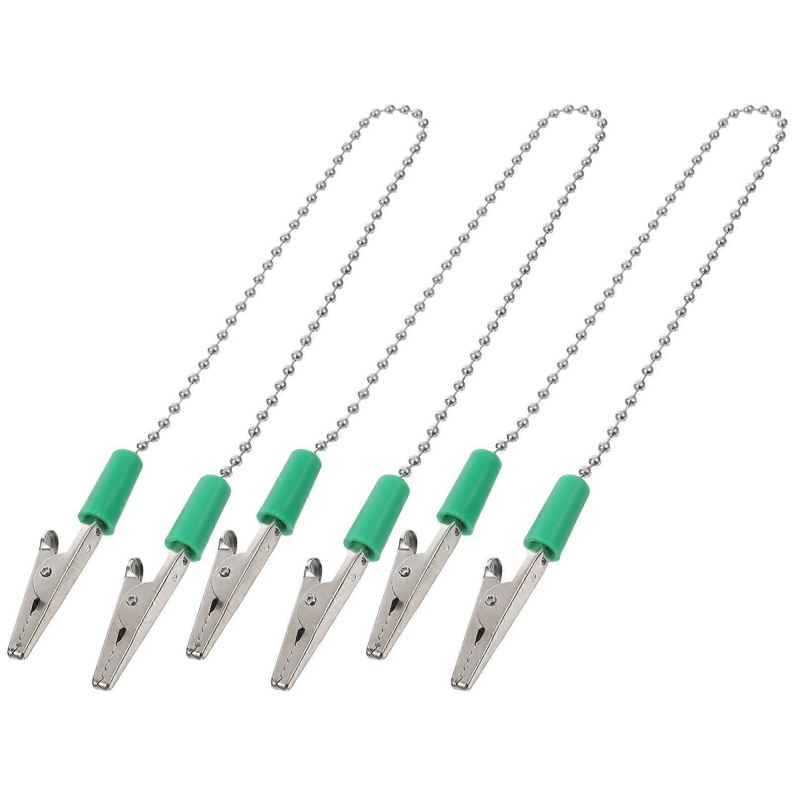 Bib Clips Napkin Clips for Bibs 3Pcs Chain Fixing Holder