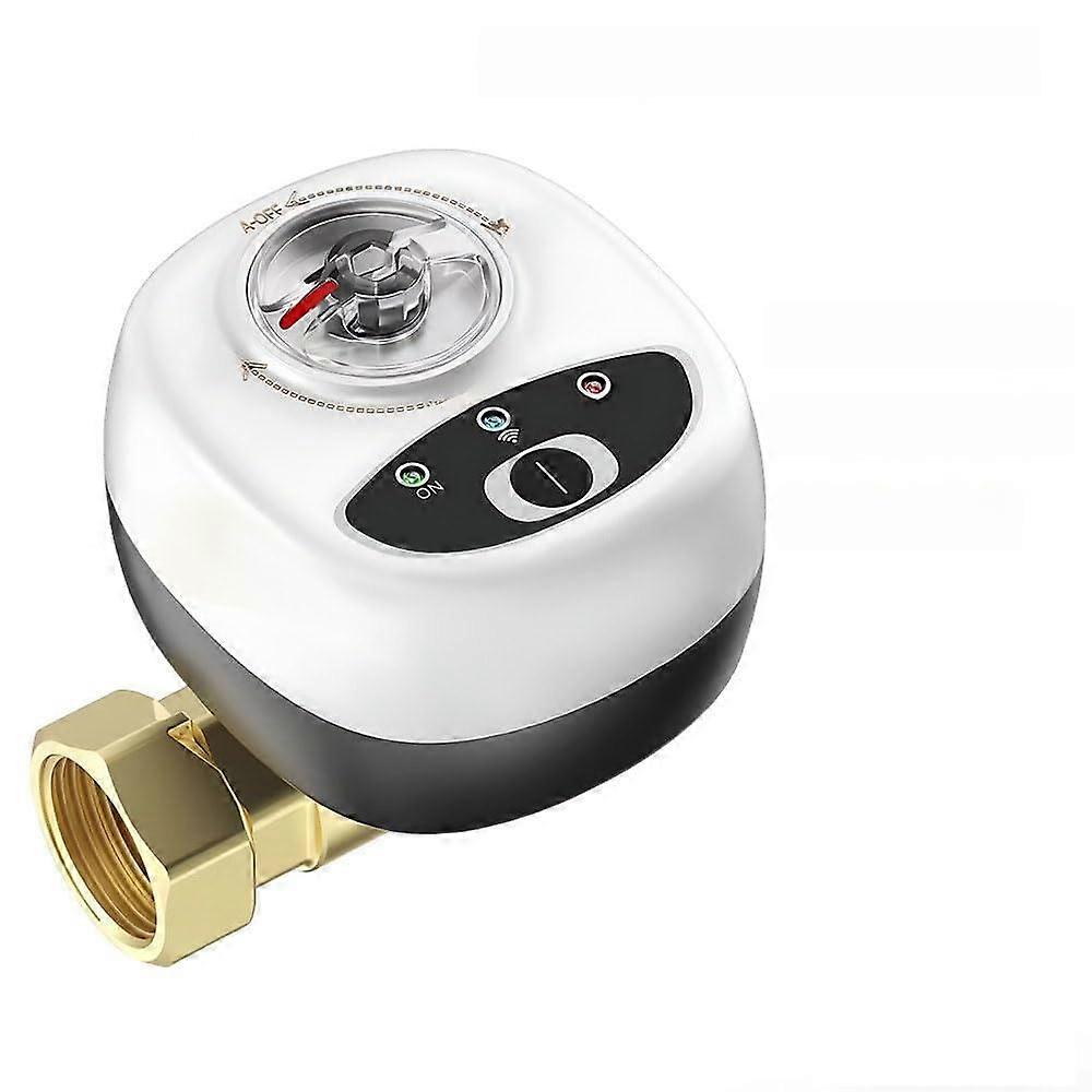 Smart WiFi Water Valve Controller with Timer, Alexa and Google Assistant Compatible Auto Leak Shutoff