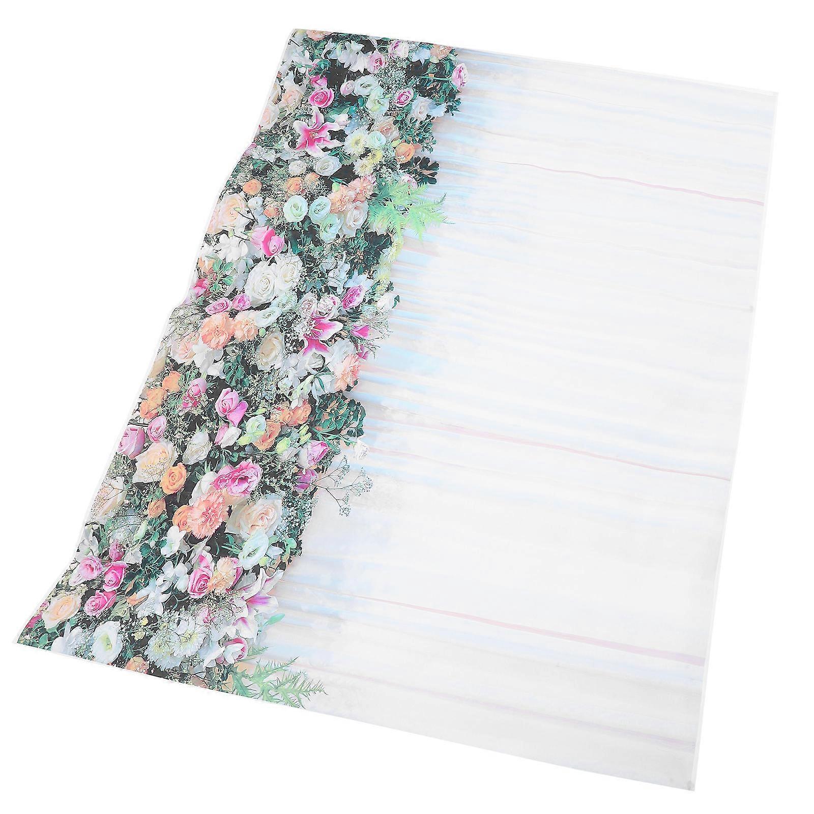 Romantic Wedding Flowers Background Cloth Creative Photo Backdrop for Decor