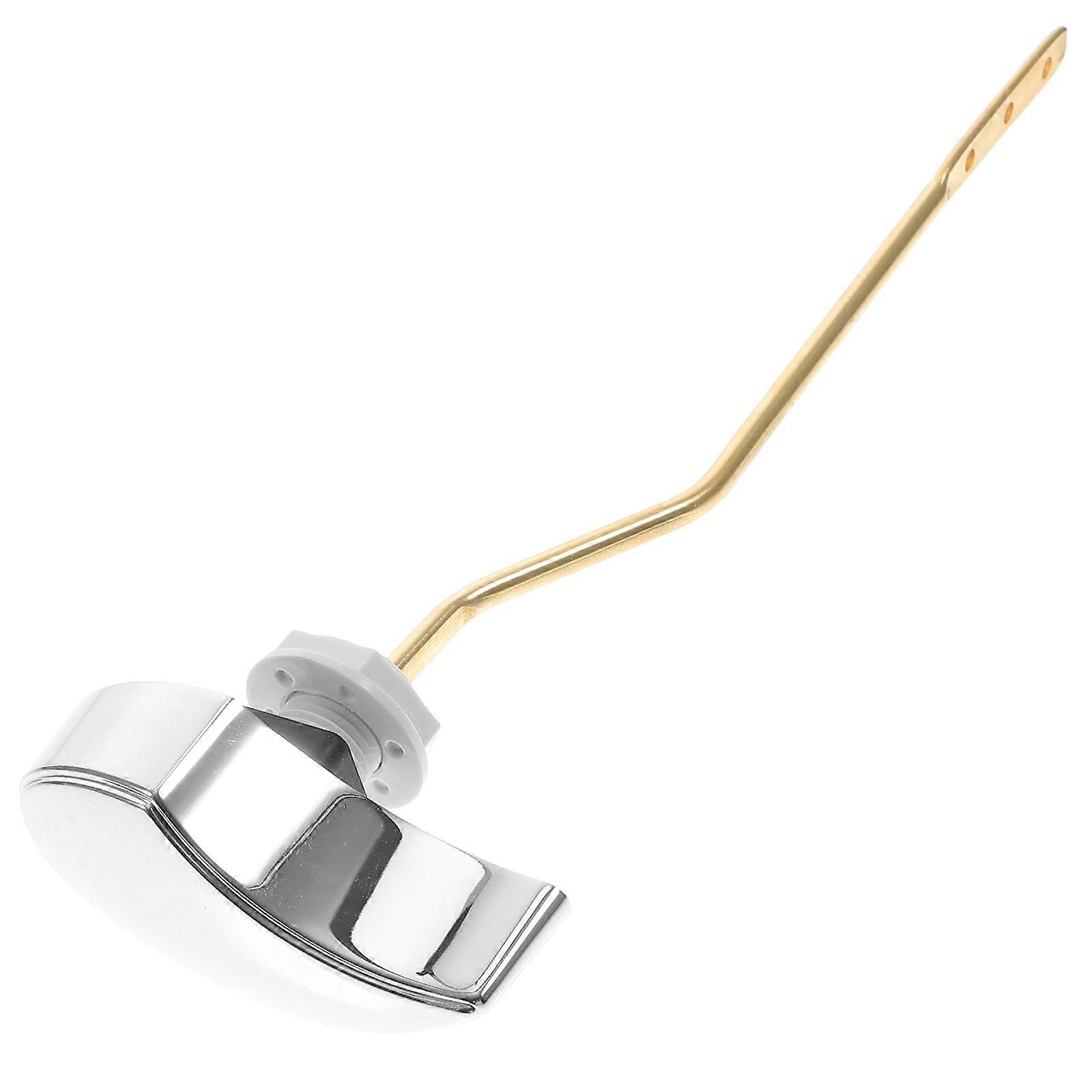 Silver Toilet Handle for Toilet Flush Lever 2Pcs Replacement Kit