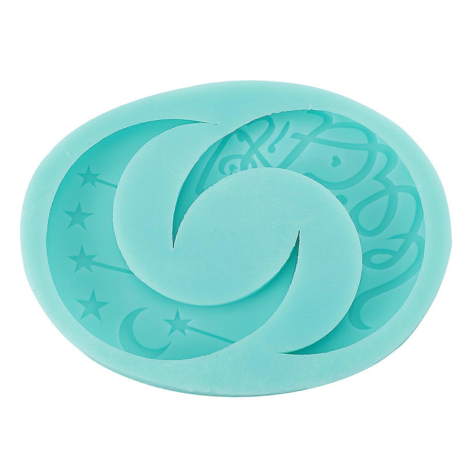 DIY Silicone Mold Eid Mubarak Cookie Cutter for Ramadan Biscuit Baking