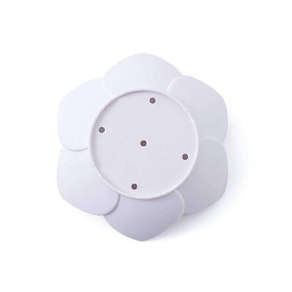 Silicone Soap Tray Flower Shape for Soap Holding Bathroom Kitchen