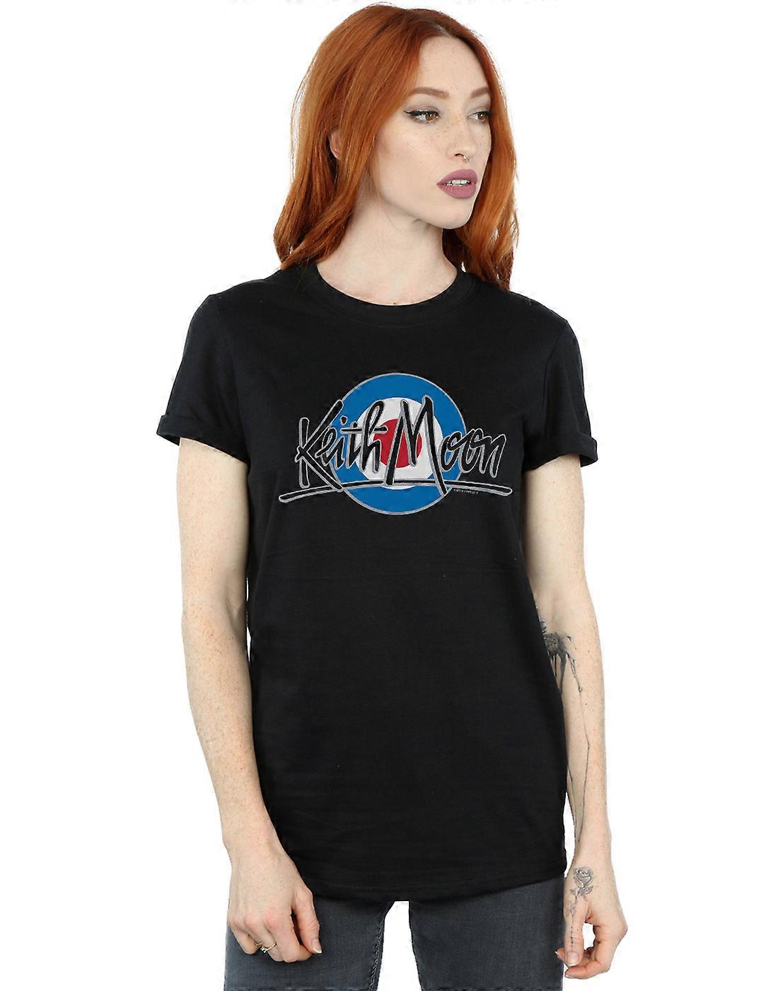 Keith Moon dame mod logo kjæreste Fit T-skjorte