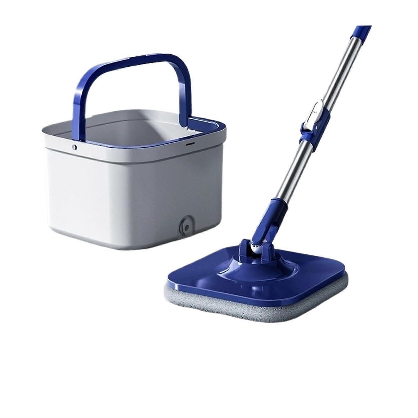 Hands Spin Mop with Bucket, Rotating Flat Mop for Home Cleaning, Lazy Single Bucket Set