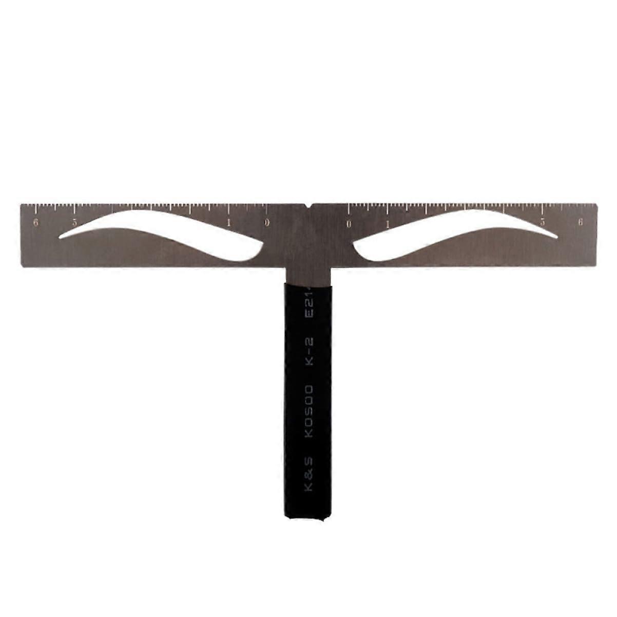 Eyebrow Stencil Kit with Symmetry Precision Ruler for Beginners Multiple Brow Shapes