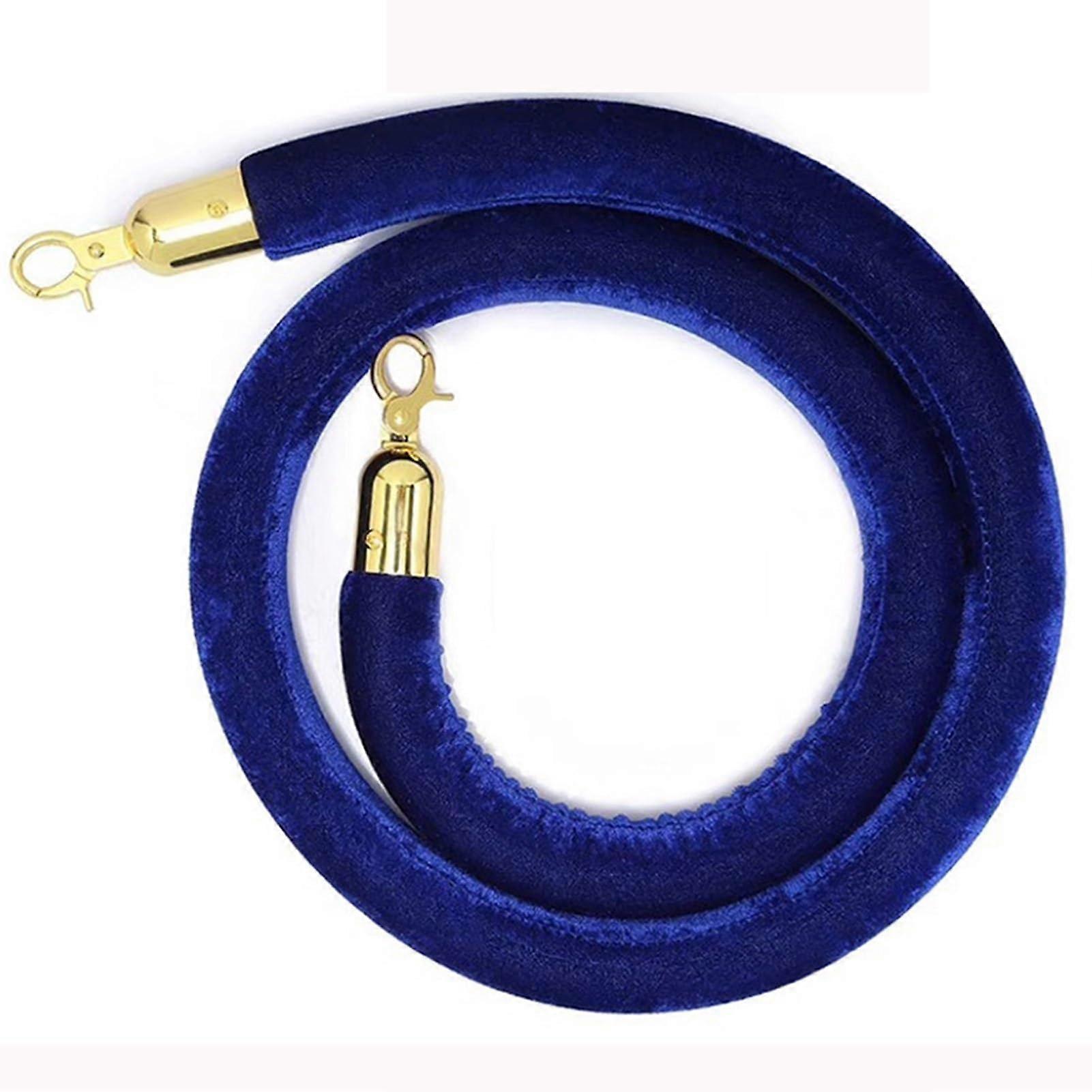 Velvet Stanchion Rope 3/4/5ft Elegant Finish for Queue Management and Event Crowd Control