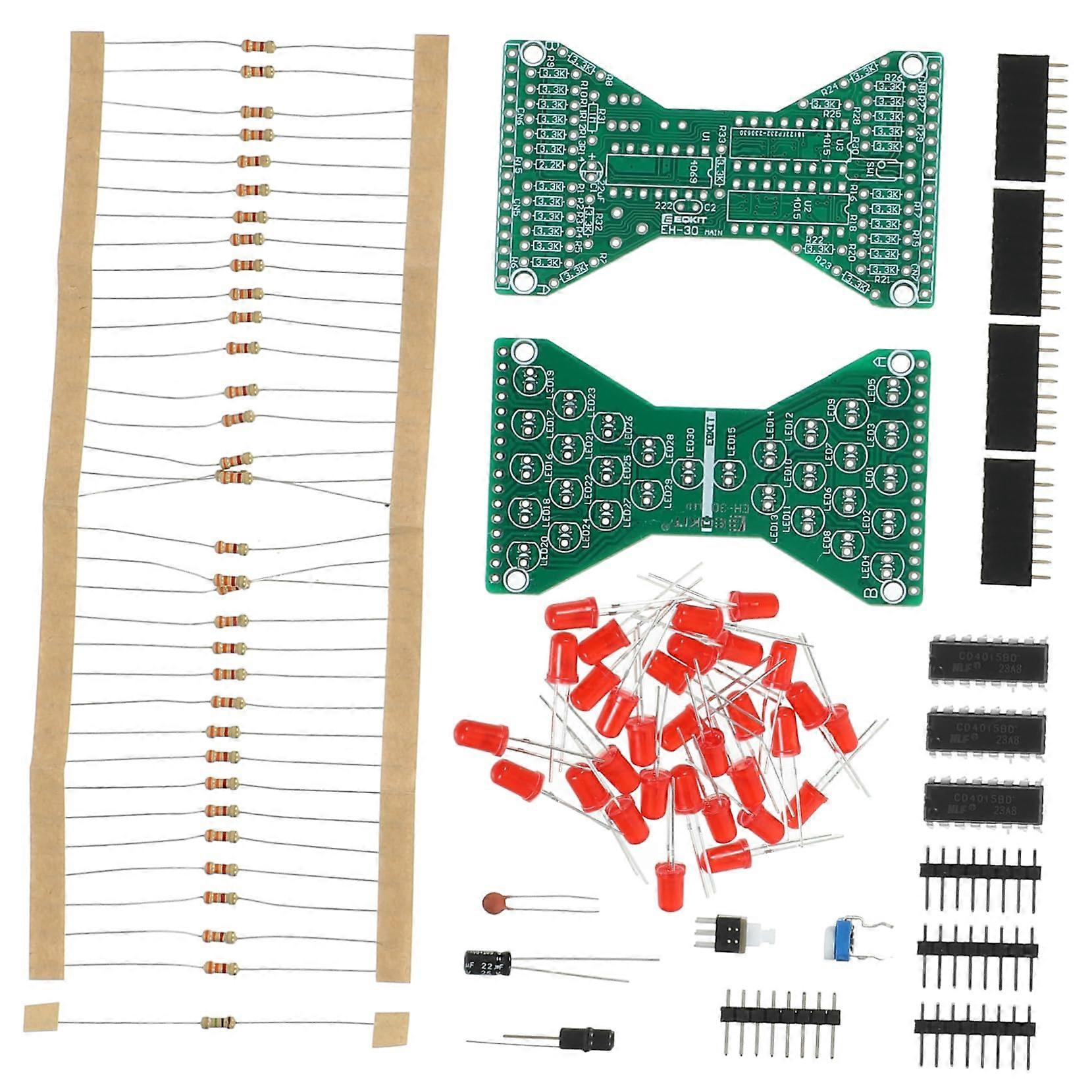 Electronic Soldering Kit with Adjustable Timing Control, DIY Hourglass Practice Set for Beginners