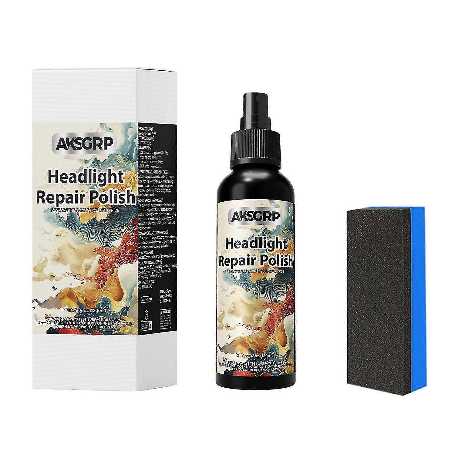 Plastic Headlight Lens Restorer Quick Application for Car Taillight