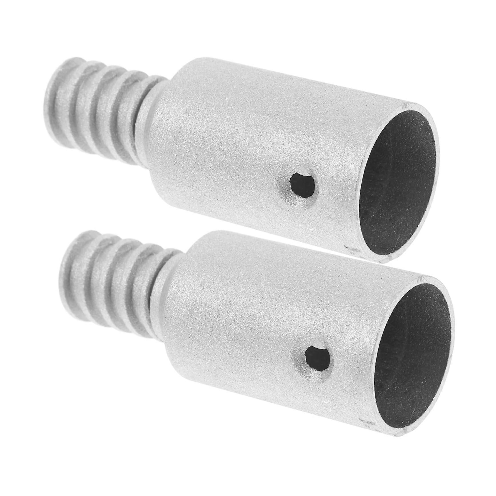 Broom Handle Adapter Metal Replacement with Secure Threaded Pole Connector for Mop and Cleaning Tools