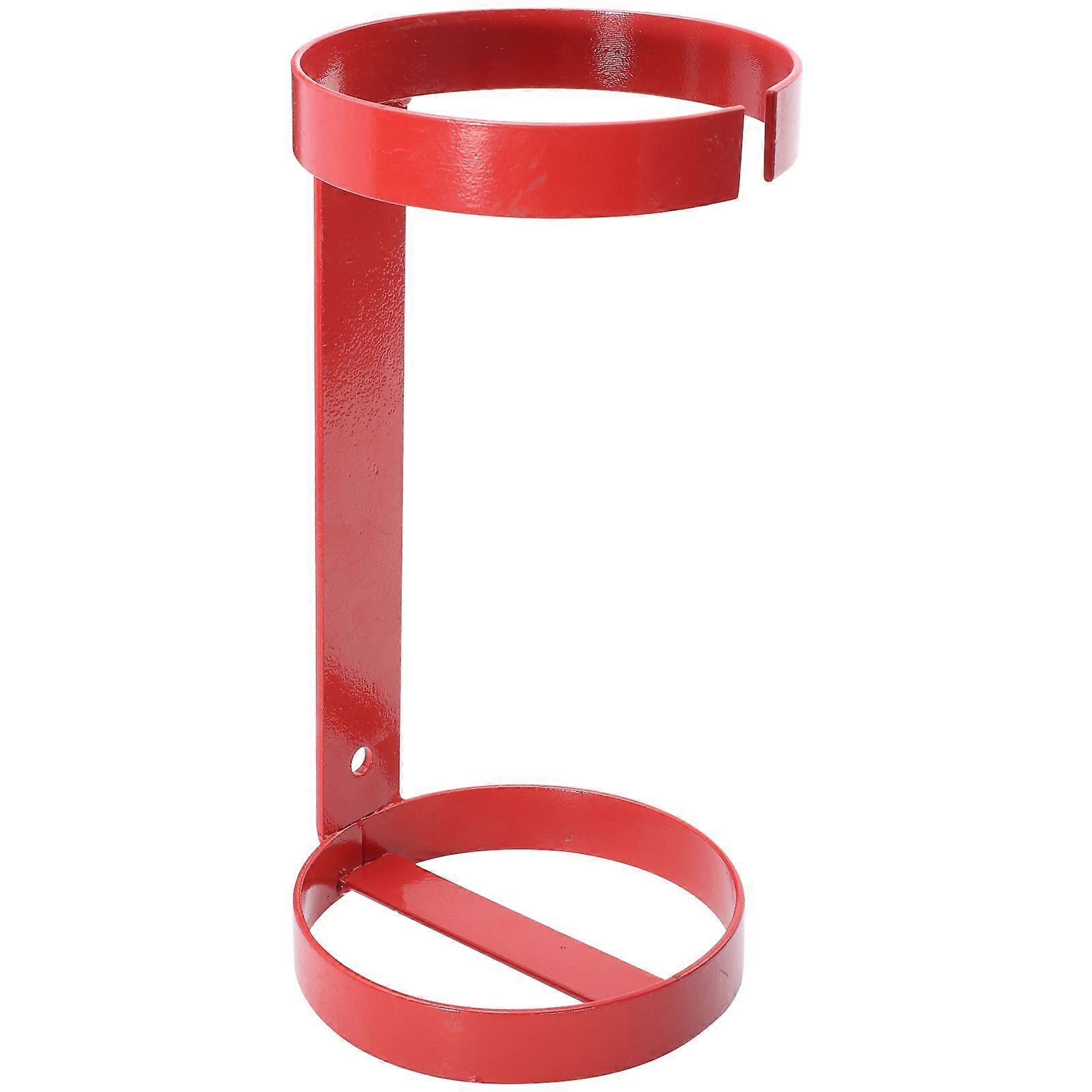 1pc Fire Extinguisher Wall-mounted Bracket Fire Extinguisher Fixing Hanger Iron Hanger