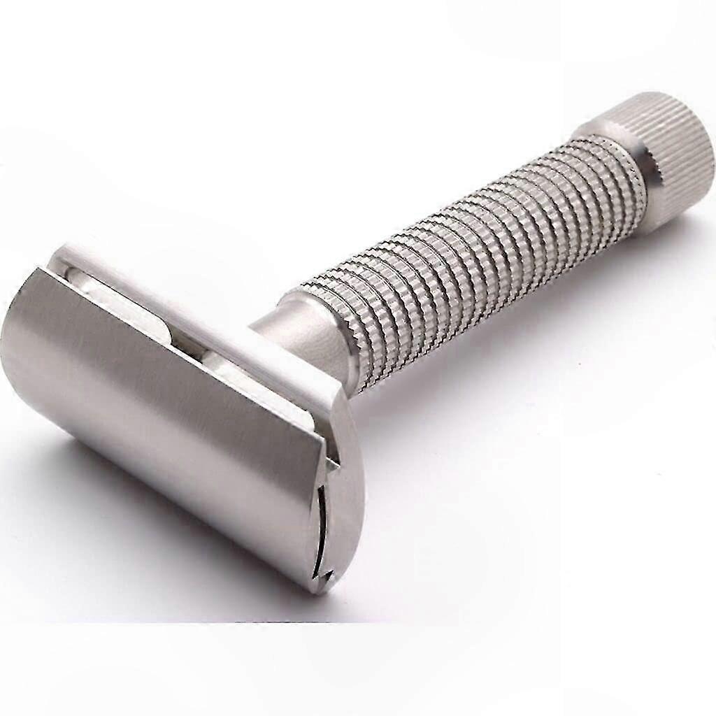 Double Edge Razor Set with 5 Blades for Smooth Shaving and Comfortable Grip