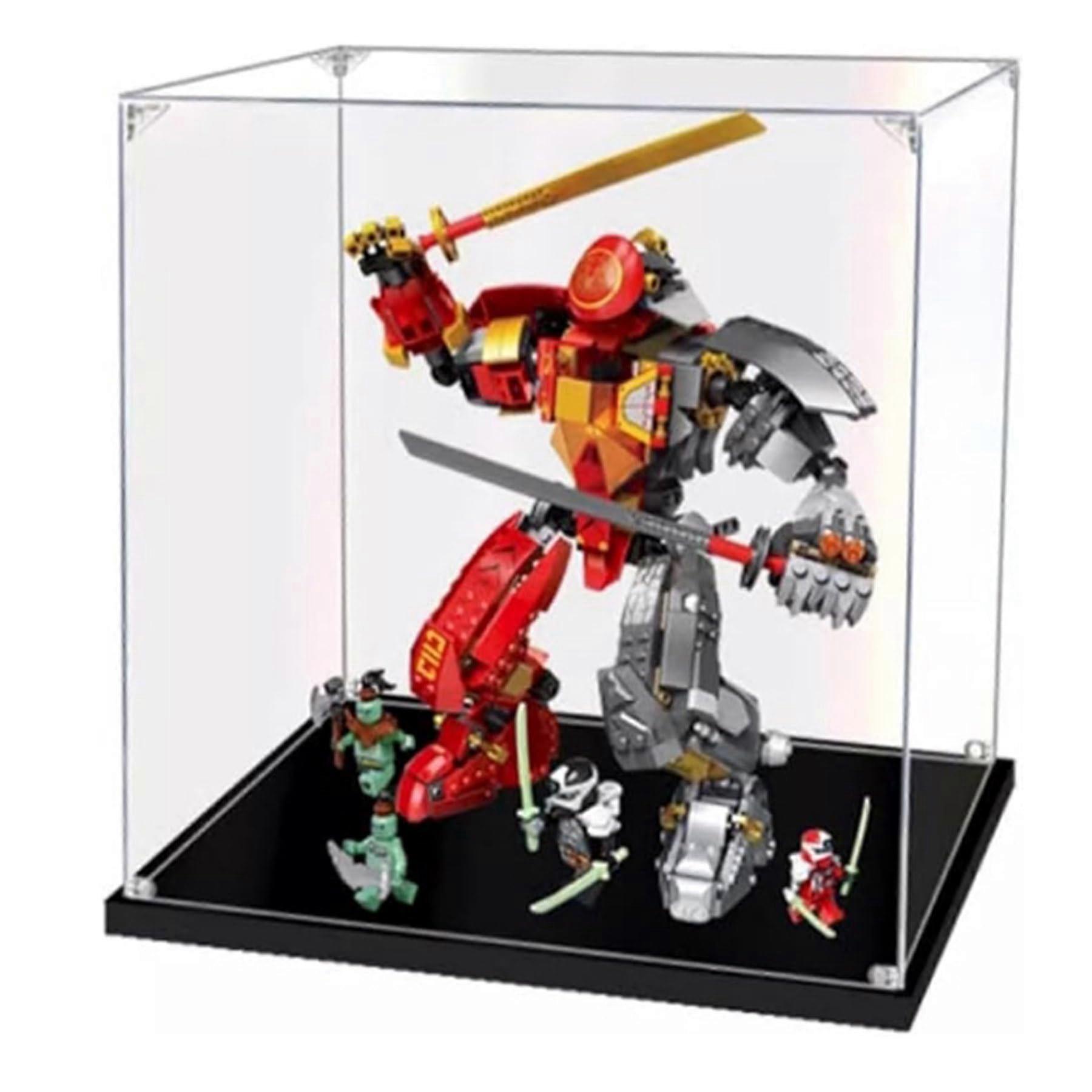 Display Case Dustproof Acrylic Box for  71720 with Black Base  Clarity Showcase