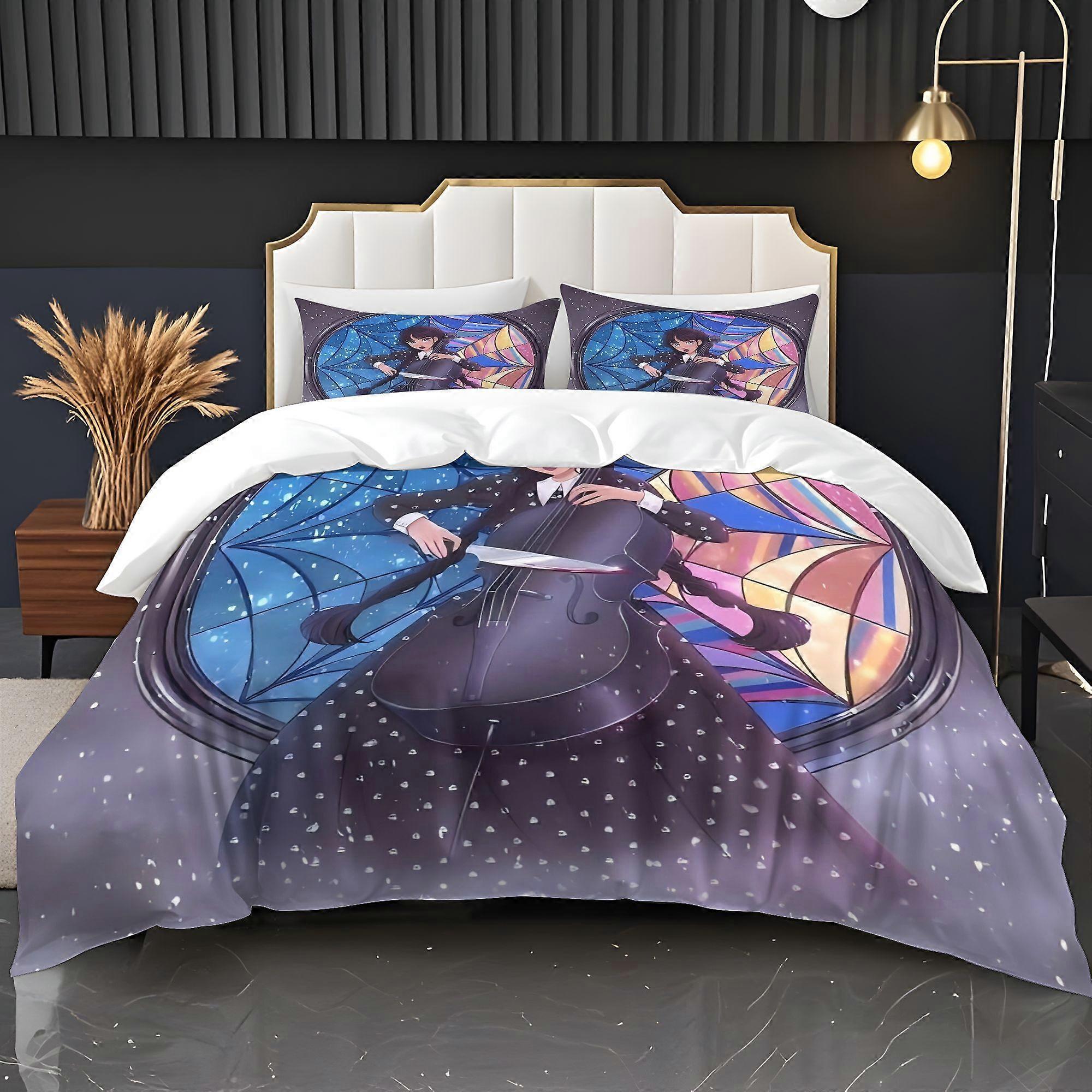 Bedding Wednesday Pattern Duvet Cover Bedding Set