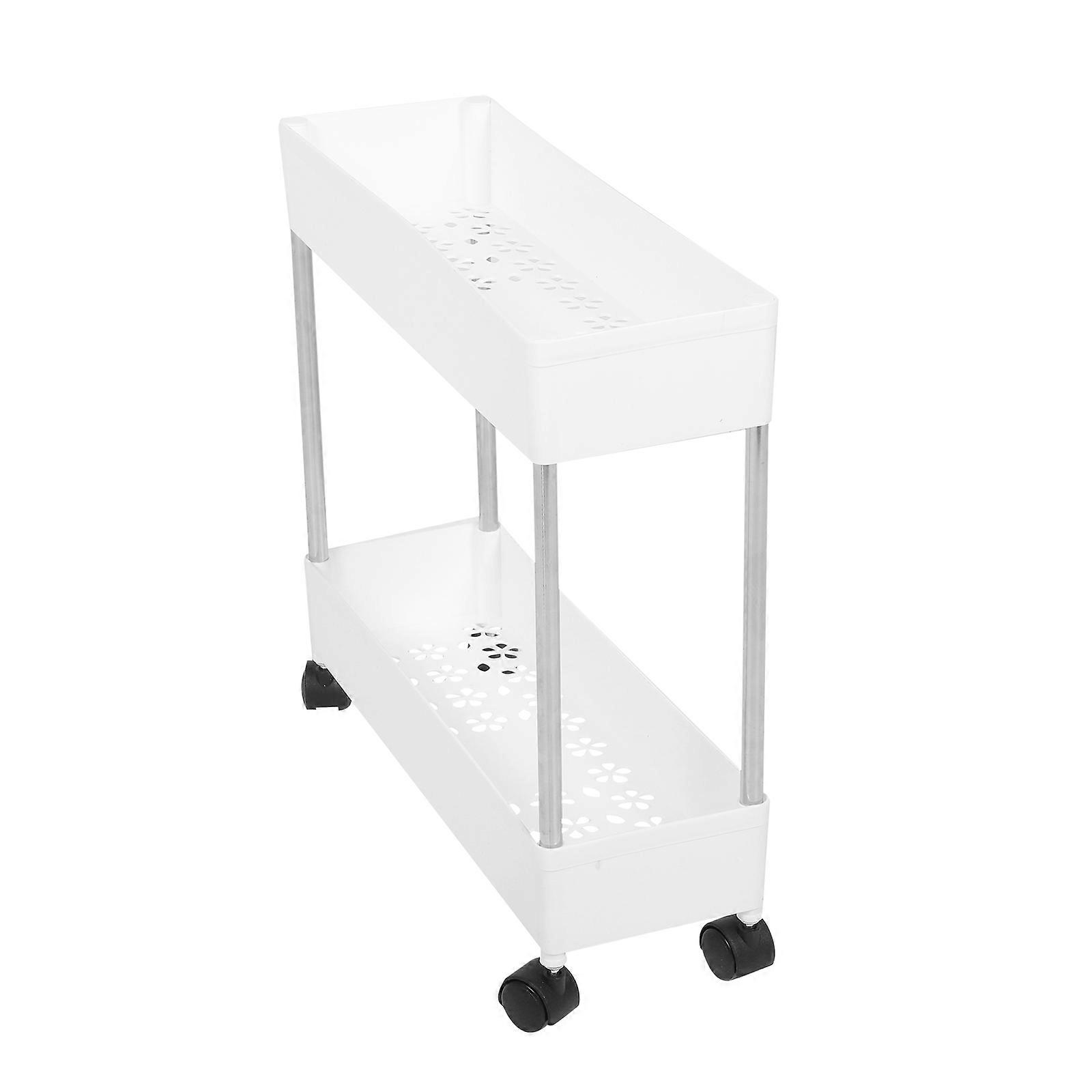 Kitchen Multilayer Trolley Rack for Home 1Pcs Floor-Type Movable Storage