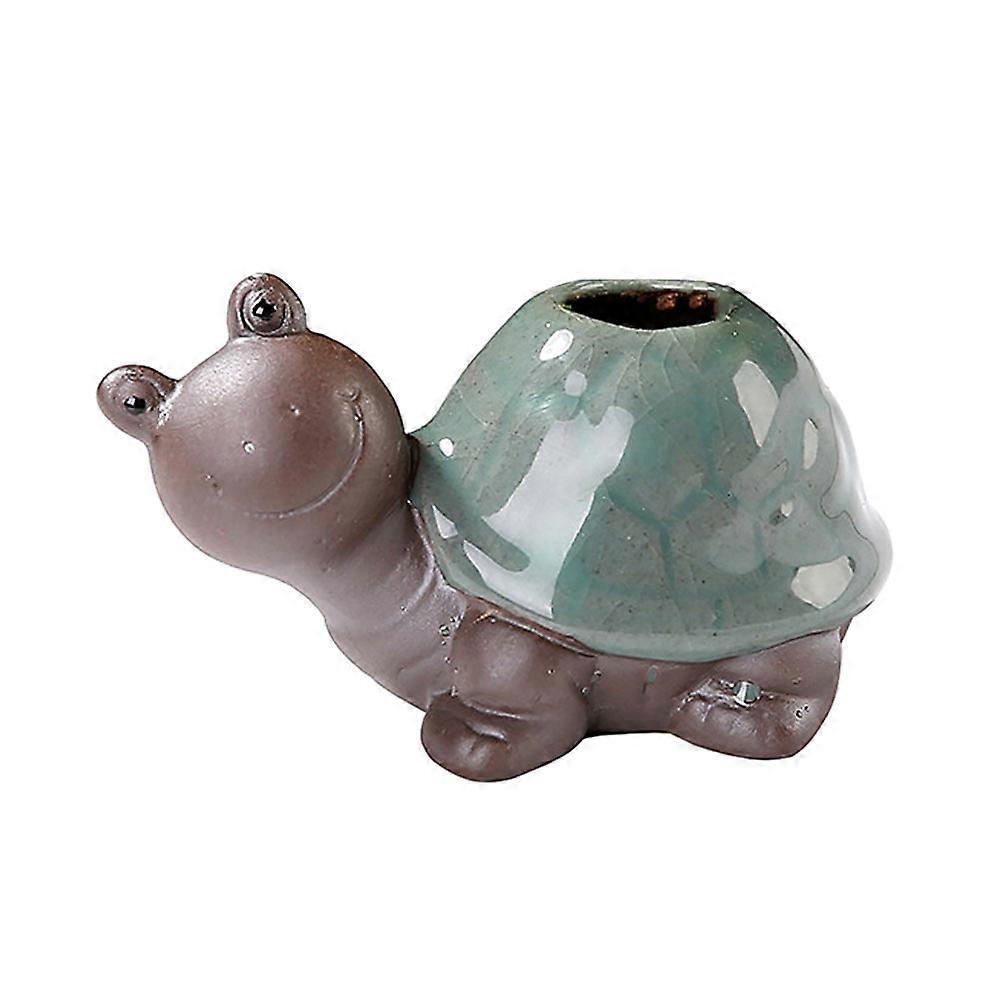 Creative Ceramic Vase Retro Hydroponic Grass Ware Storage Container 8.5x5.8cm 1PC