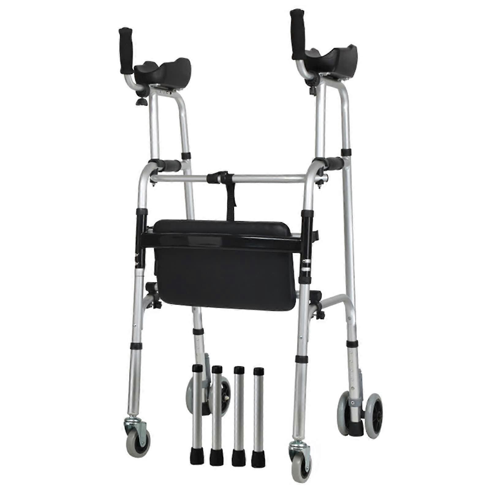 Replacement Walker Wheels Set of 4 for Smooth Rolling Performance and Balanced Stability