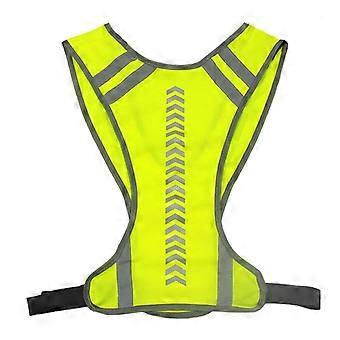 Lot de 2 gilets réfléchissants pour activités de plein air nocturnes (course à pied, cyclisme, etc.)