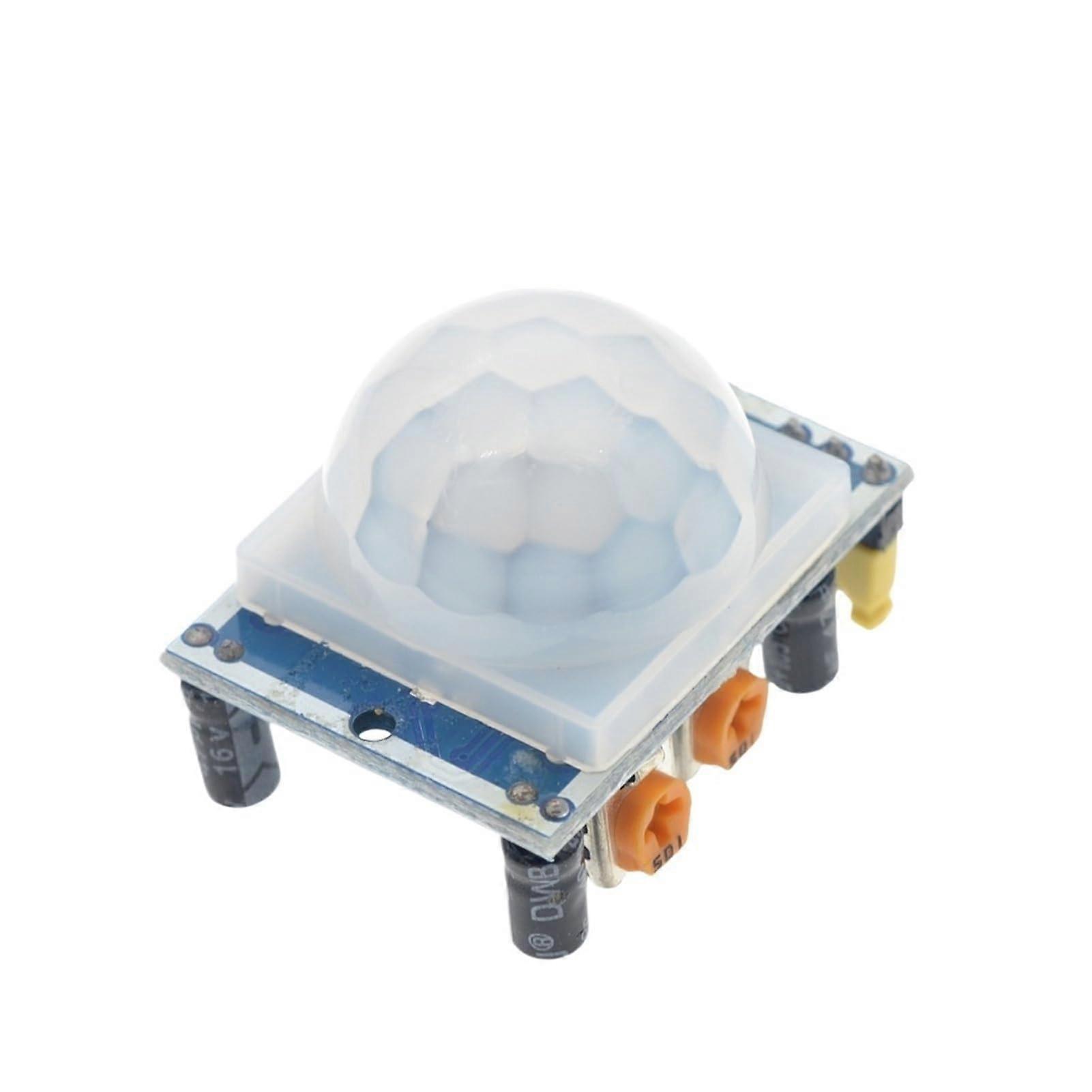 HCSR501 PIR Motion Sensor Module for Arduino Raspberry Pi, Adjustable Timer, Wide Voltage Range