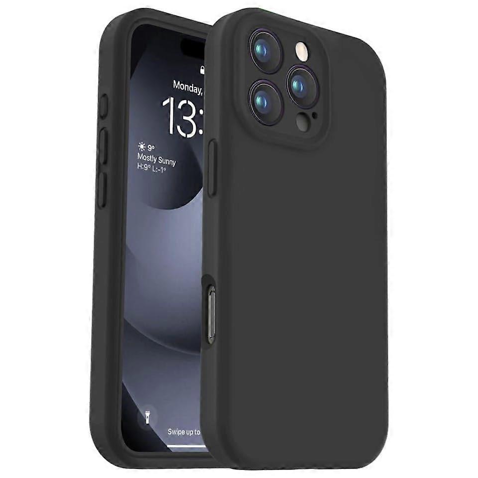 iPhone 16 Pro Matte Black Case - Extra Camera Protection