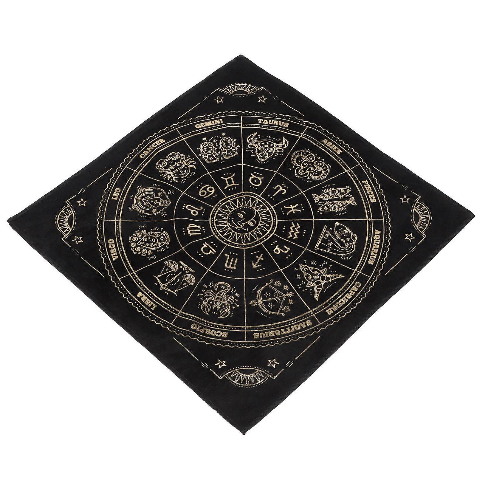 Decorative Tarot Tablecloth for Reading 3Pcs Delicate Pattern Cloth
