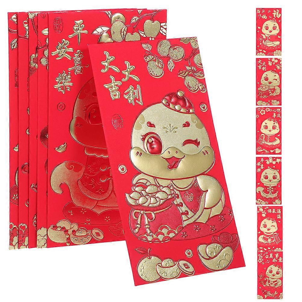 Snake Red Envelopes Paper Material for Storage Use 60Pcs Pack
