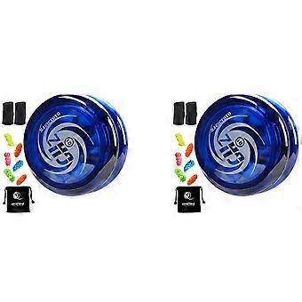 MAGICYOYO 2X Responsive Yoyo D1 GHZ, Professionelle Looping Yoyos til Børn og Begyndere med Yoyo-strenge + Fingerpude + Yoyo-taske