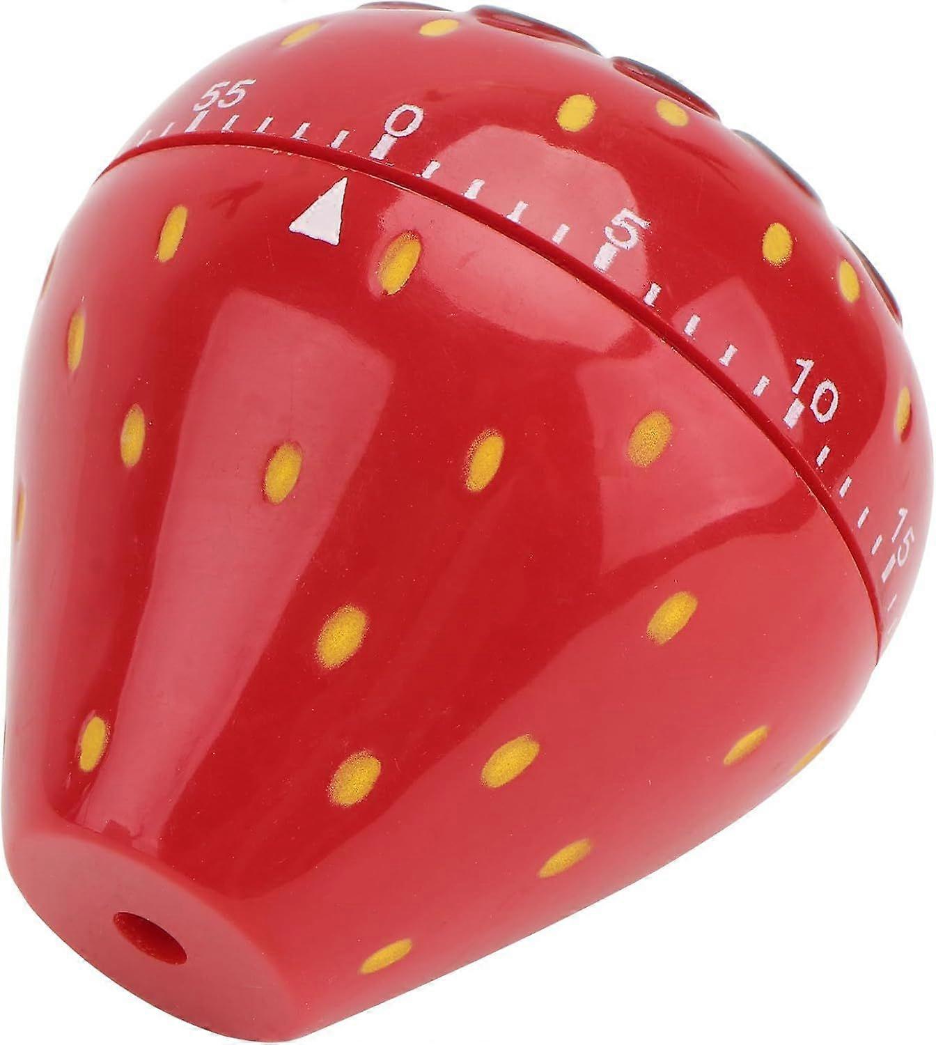 Mechanical Kitchen Timer Decorative Strawberry Household Reminder