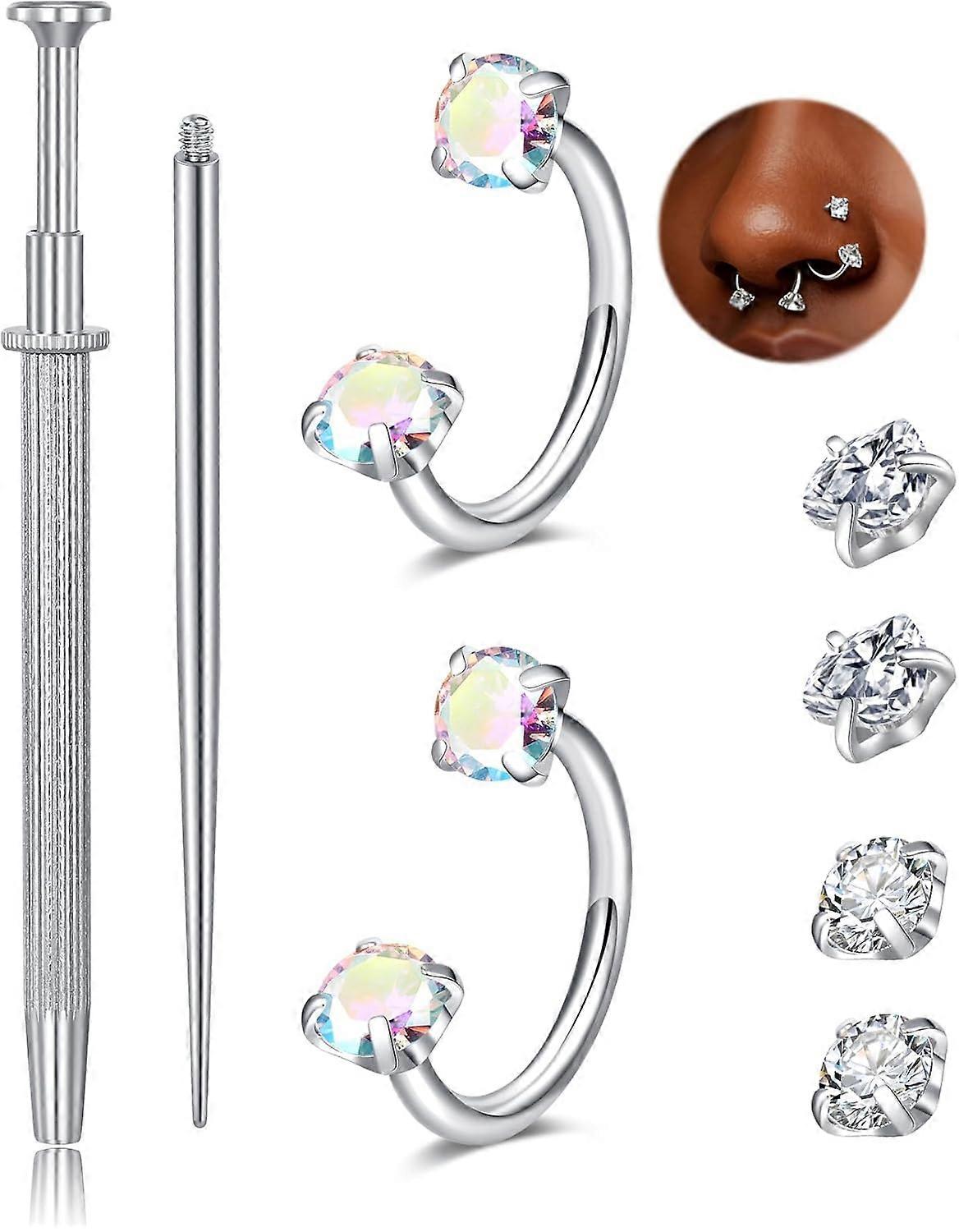 Piercing Taper Threadless Insertion Tool - Titanium Labret Pin 16g, 18g, 20g