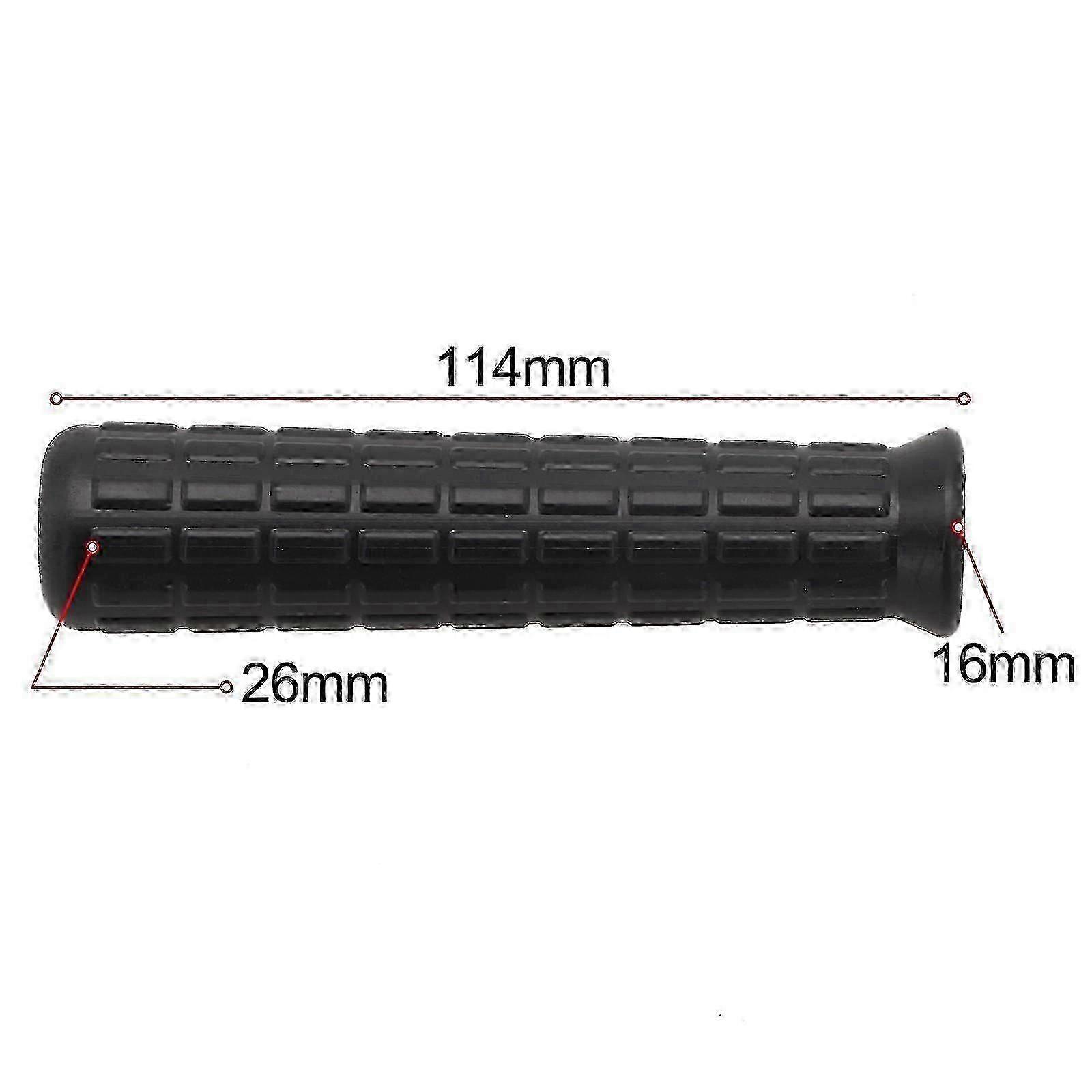 2pcs Rubber Handles 2x Barrow Handle Round Tubes Tool