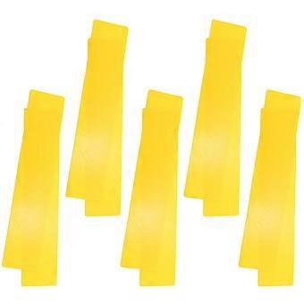 Football Training Signs Yellow Sports Court Carpet Markers for Football Training 10Pcs