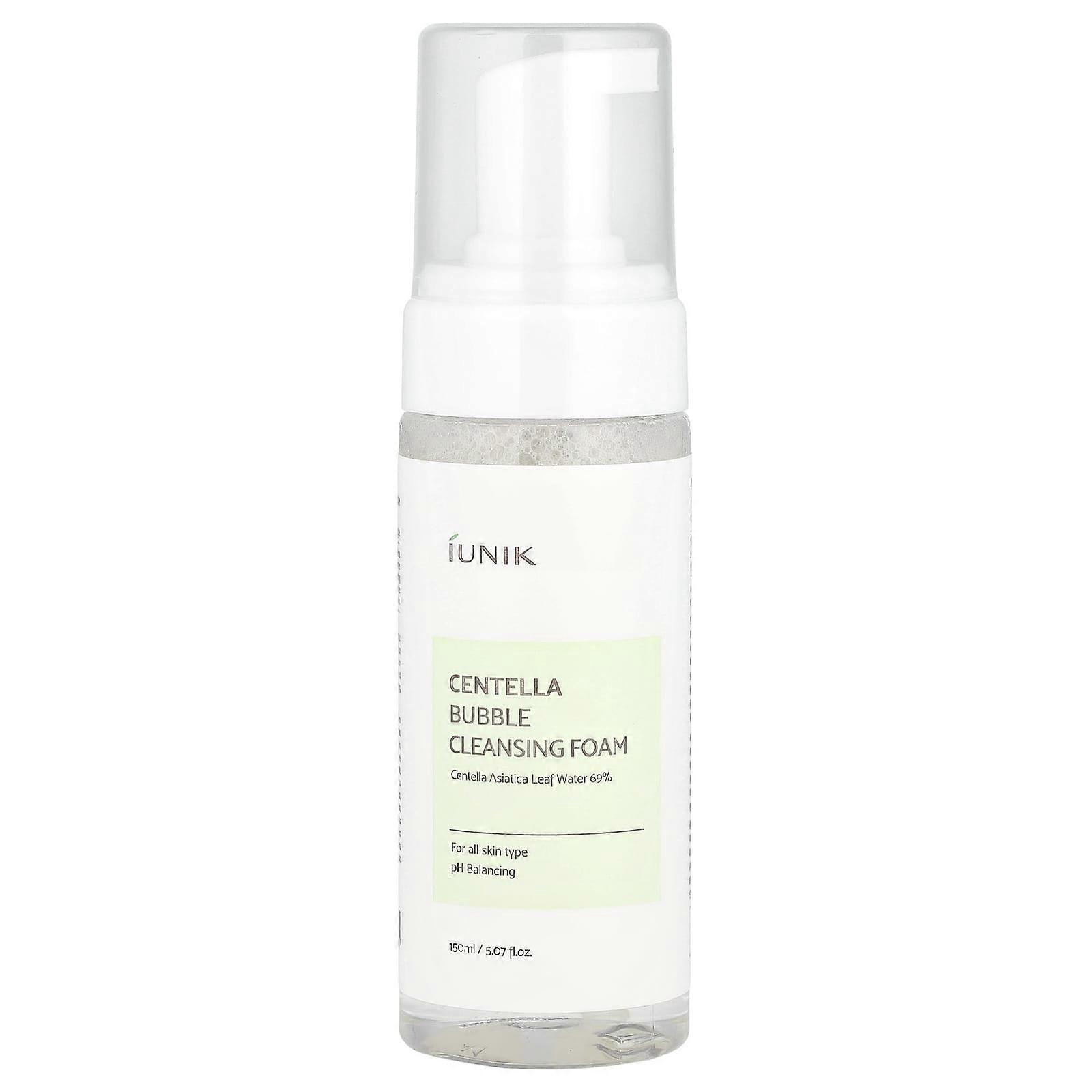 iUNIK, Centella Bubble Cleansing Foam, 5.07 fl oz (150 ml), 2-Pack