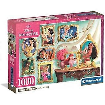 Puzzle - CLEMENTONI - Disney Princess - 1000 pièces - Écologique - Fabriqué en Italie
