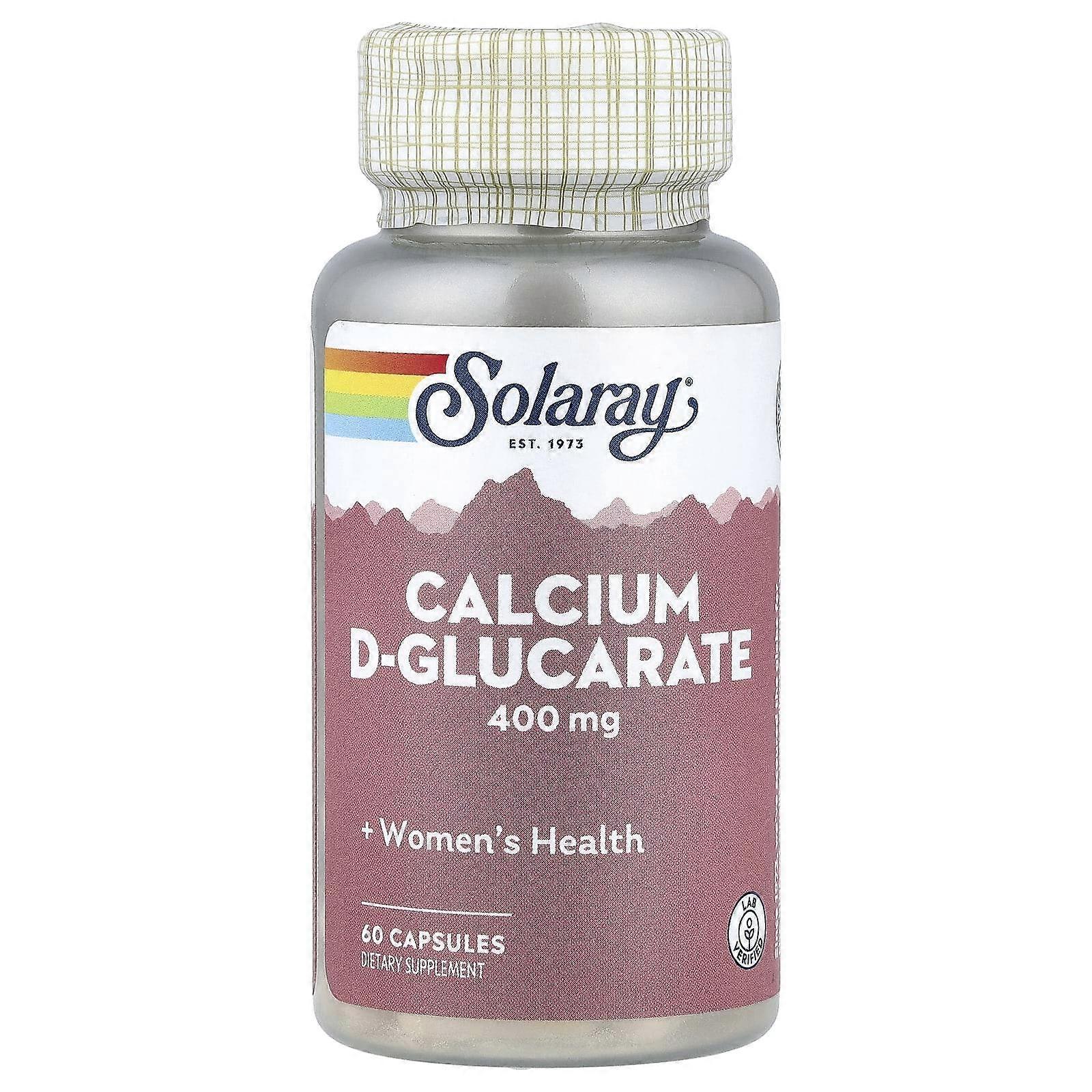 Solaray, Calcium D-Glucarate, 60 Capsules