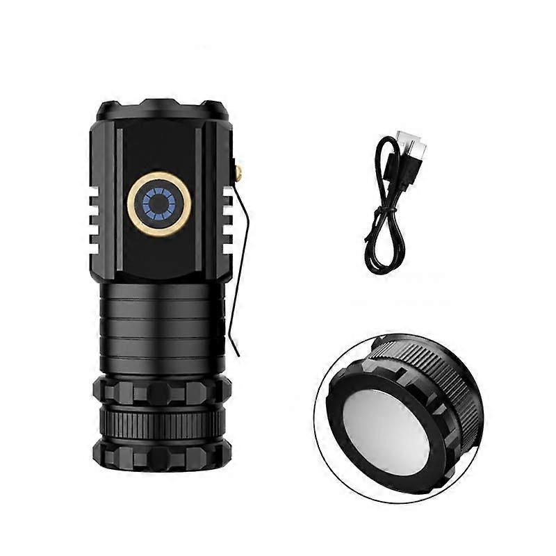 3 LED Mini Flashlight Torch  Tail Magnet