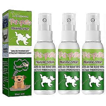 Pet Potty Toilet Training Spray For Puppy Dog Cat Urine House Weeing Pad 30ml