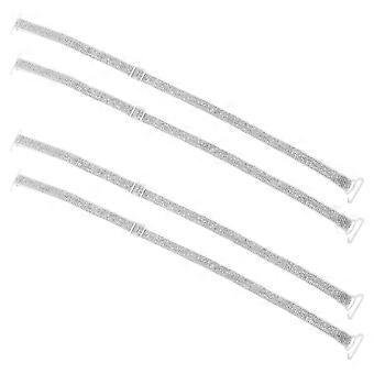 2 Pairs Women Bra Straps Glitter Elastic Adjustable Underwear Removable Sparkling Strap Replacement Shoulder Straps For Bra Lingerie Strapless Dress